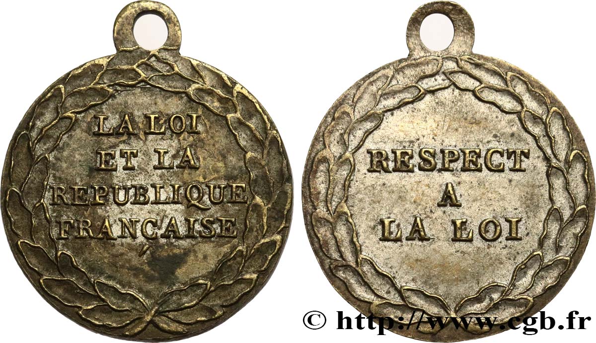 CONVENCION NACIONAL Médaille, Respect à la loi MBC