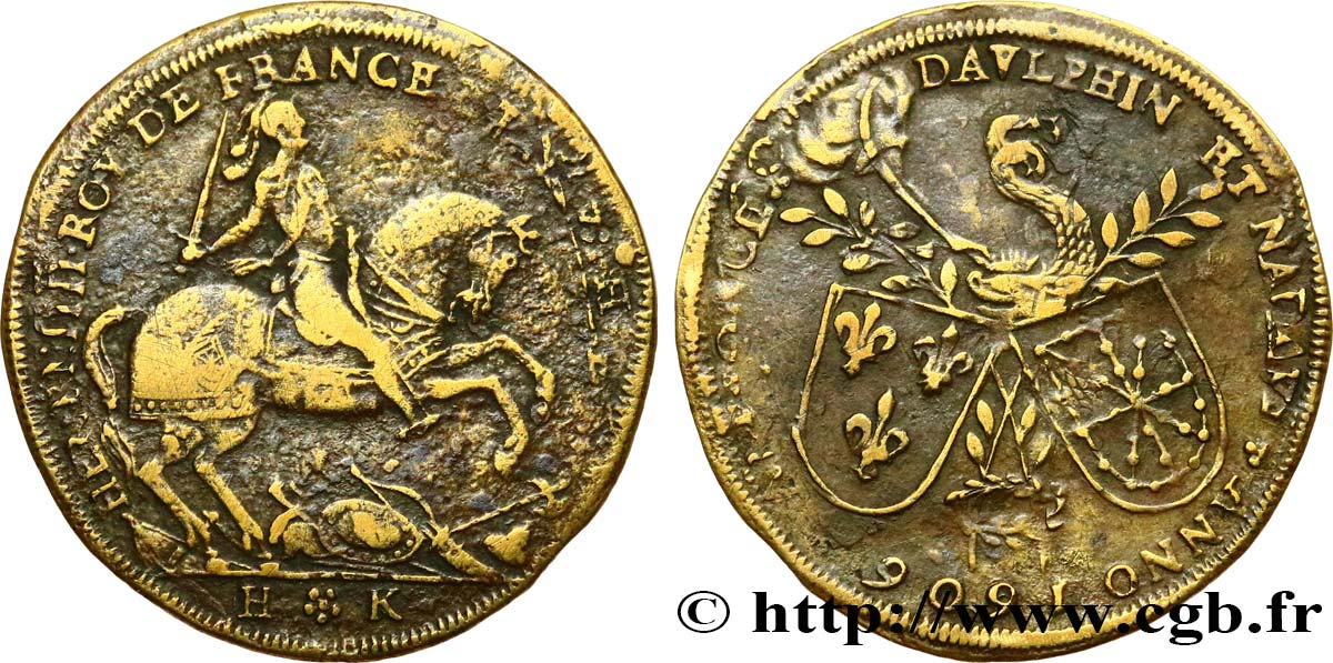 DAUPHINÉ - LOUIS, DAUPHIN (futur LOUIS XIII) LOUIS, DAUPHIN (futur LOUIS XIII) fSS