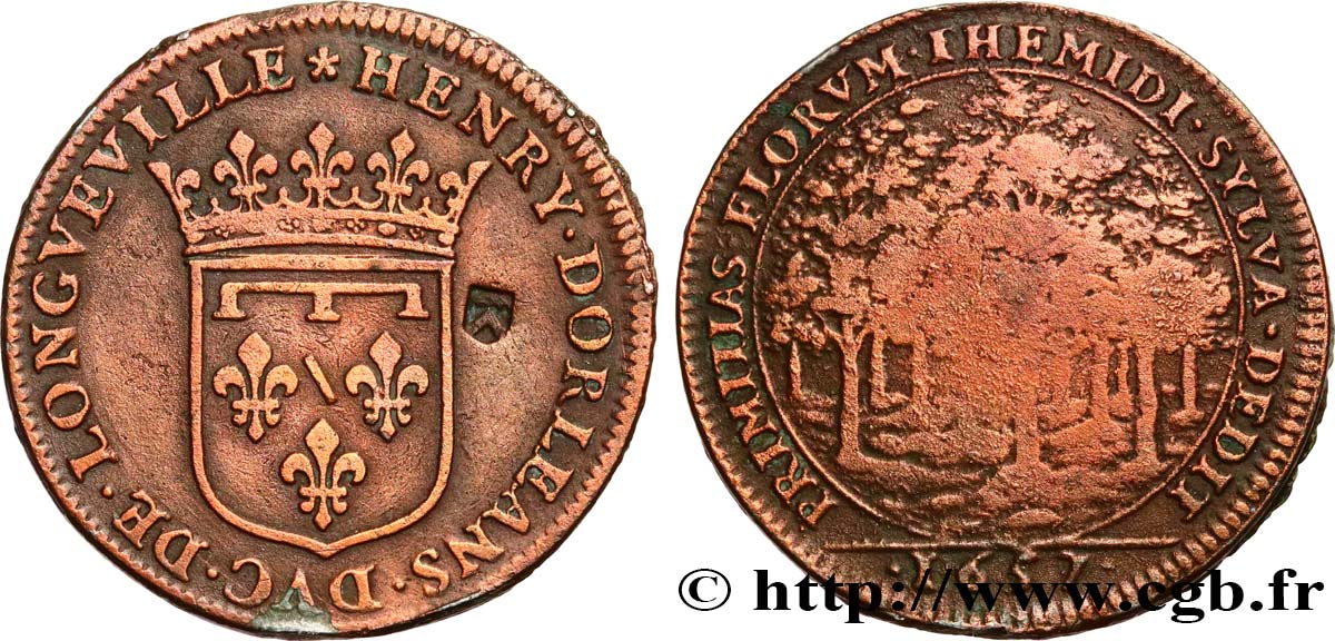 SWITZERLAND - PRINCIPALITY OF NEUCHÂTEL - MARIE D ORLÉANS-LONGUEVILLE, DUCHESS OF NEMOURS Henri II d Orléans - Longueville VF