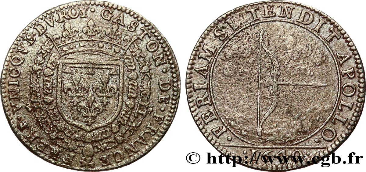 DOMBES - PRINCIPALITY OF DOMBES - GASTON OF ORLEANS  VF