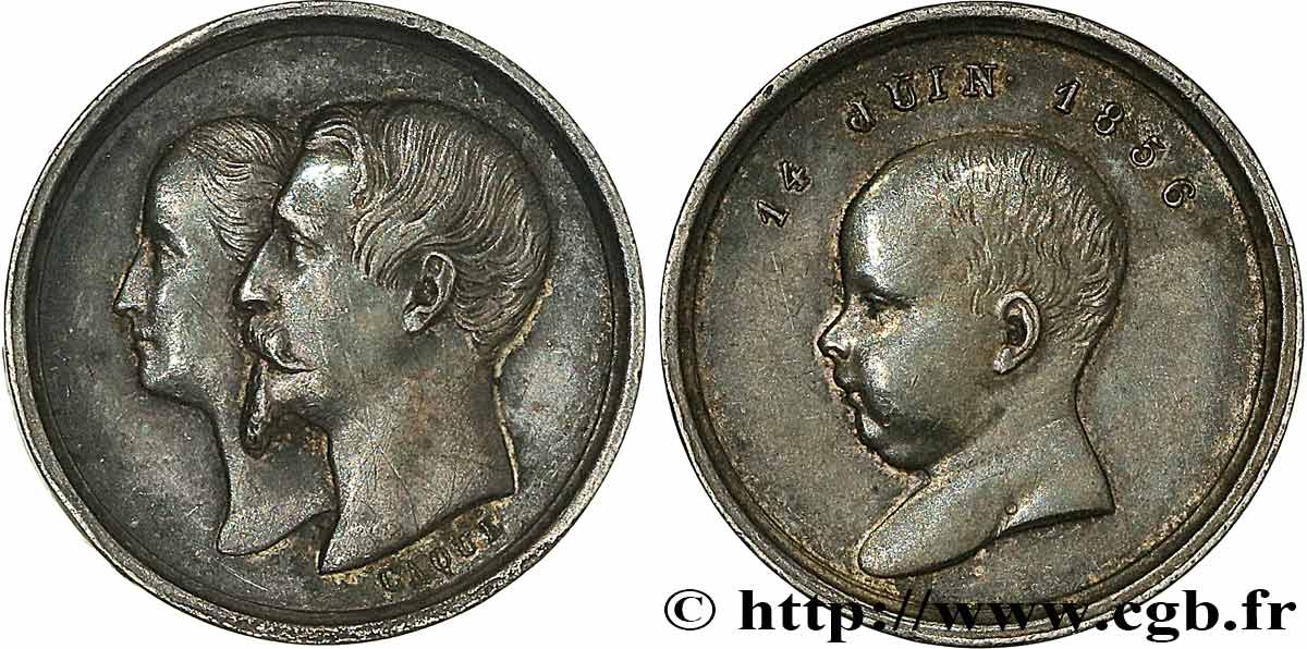 NAPOLÉON IV Naissance - quinaire TB+