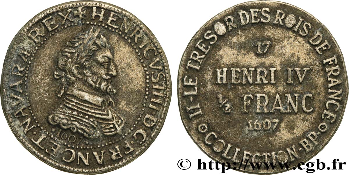 Jetons BP HENRI IV - 1/2 Franc - n°17 MB