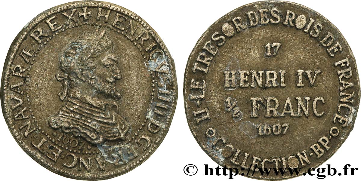 Jetons BP HENRI IV - 1/2 Franc - n°17 BC