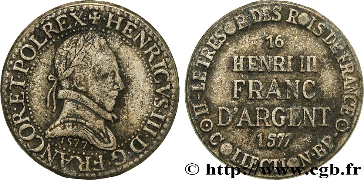 Jetons BP HENRI III - Franc d’argent - n°16 VF