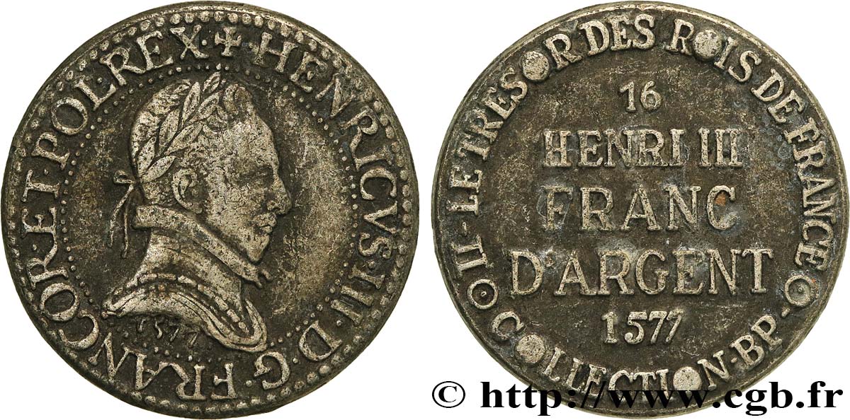 Jetons BP HENRI III - Franc d’argent - n°16 S