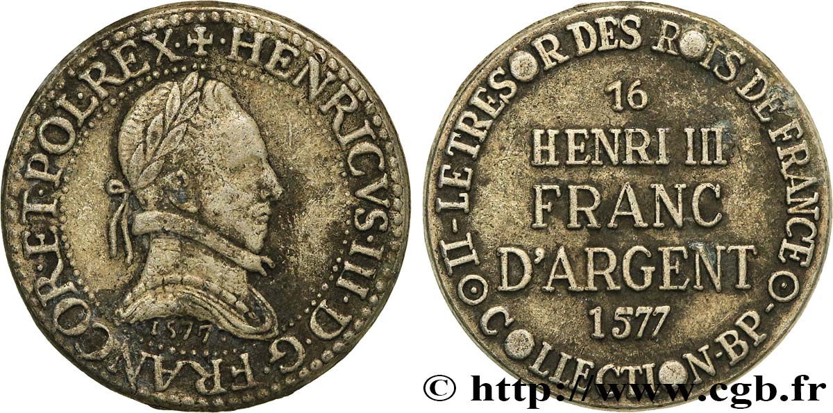 Jetons BP HENRI III - Franc d’argent - n°16 MB