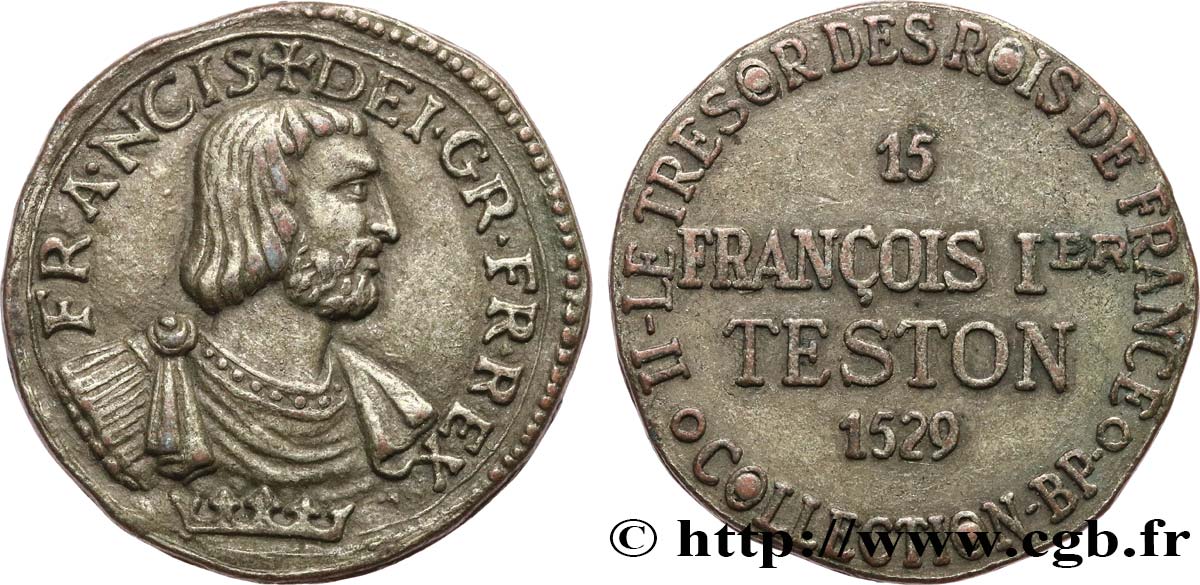 Jetons BP François Ier - Teston - n°15 S