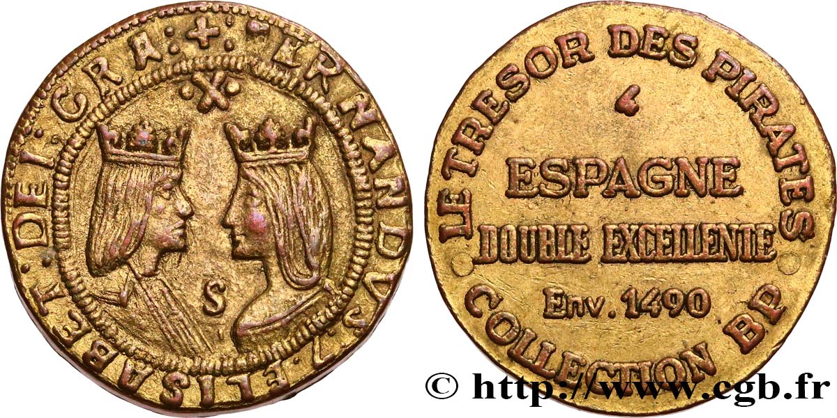 Jetons BP ESPAGNE - Double excellente - n°4 TB