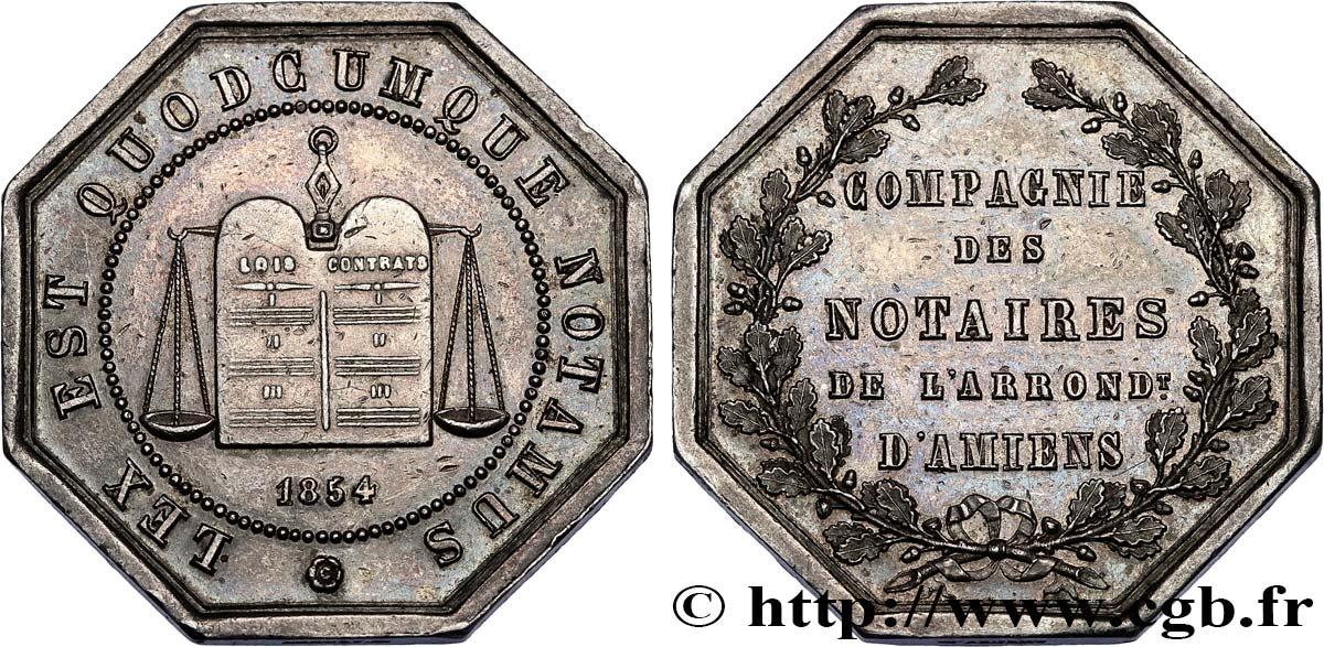 NOTAIRES DU XIXe SIECLE Notaires d’Amiens TTB+