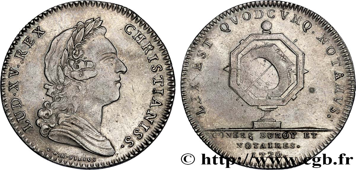 NOTAIRES ROYAUX Notaires de Paris - Louis XV TTB