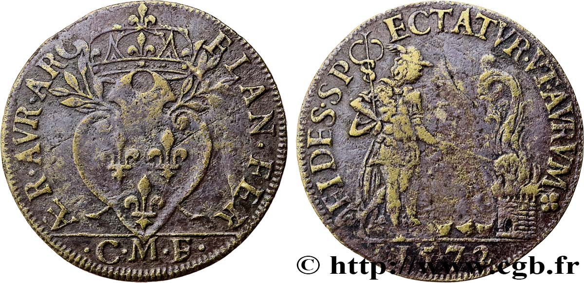 CHARLES IX Les monnayeurs royaux TB+