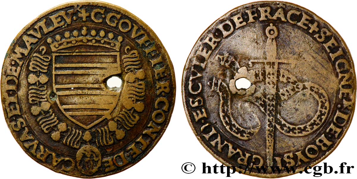 ILE DE FRANCE - VILLES et NOBLESSE Claude Gouffier, grand Ecuyer de France TTB