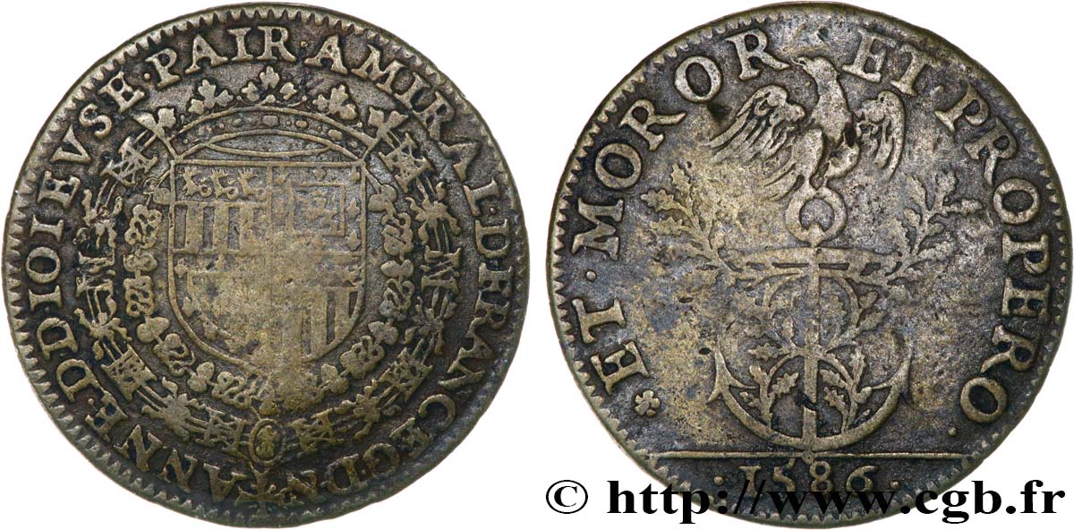 NORMANDY (GOVERNORS OF Anne de Joyeuse, gouverneur de 1583 à 1587 XF