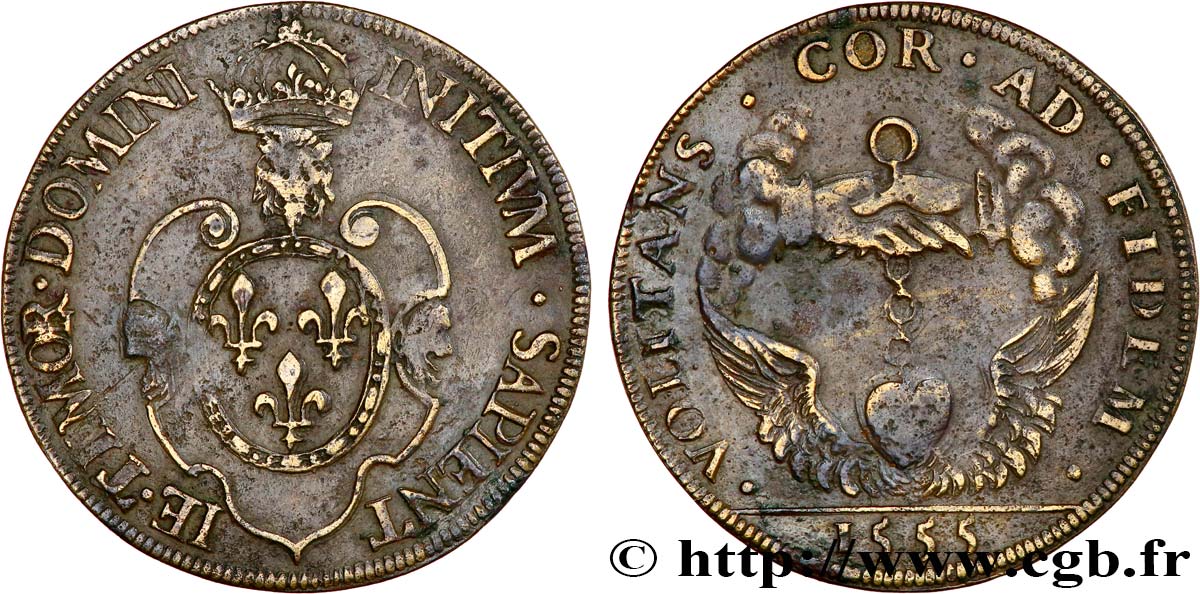HENRY II HENRI II - Diane de Poitiers (?) XF