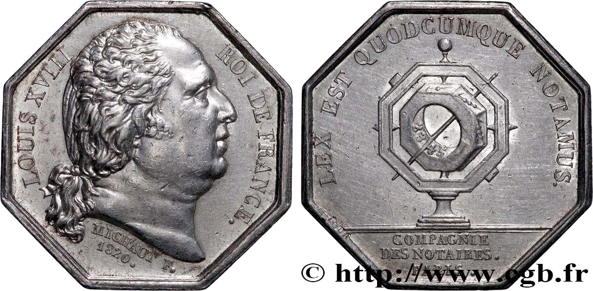 NOTAIRES DU XIXe SIECLE Notaires de Paris (Louis XVIII) AU