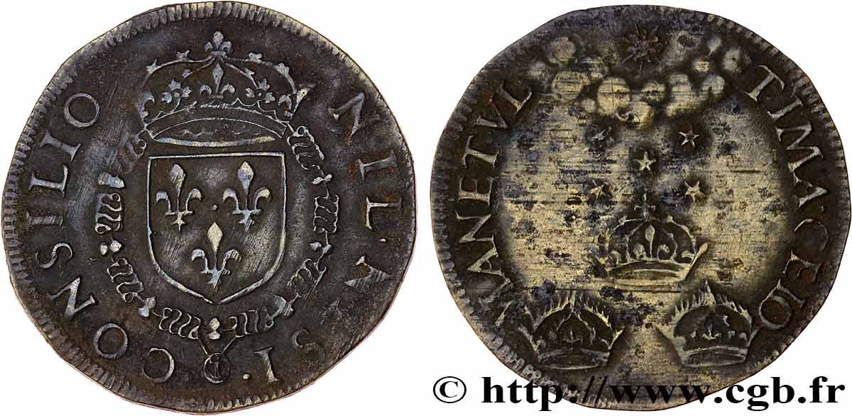 CONSEIL DU ROI Henri III TTB
