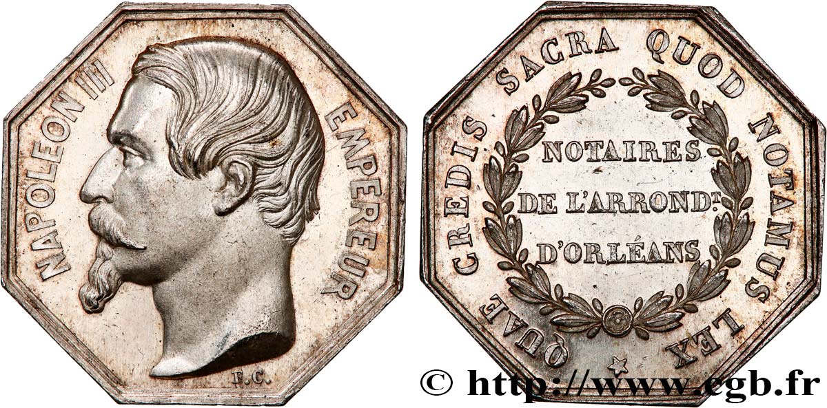 NOTAIRES DU XIXe SIECLE Notaires d’Orléans (Napoléon III) EBC