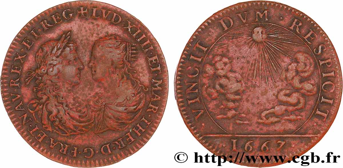 LOUIS XIV LE GRAND ou LE ROI SOLEIL Mariage du roi TTB