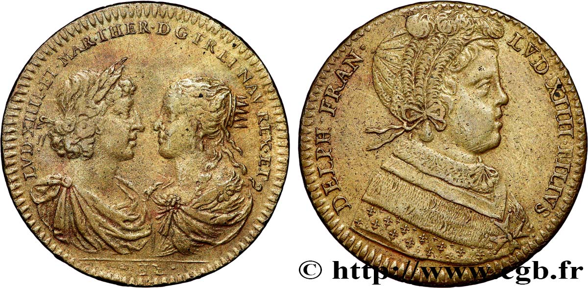 DAUPHINÉ - LOUIS V, LE GRAND DAUPHIN OU MONSEIGNEUR Dauphin de France, fils de Louis XIV AU