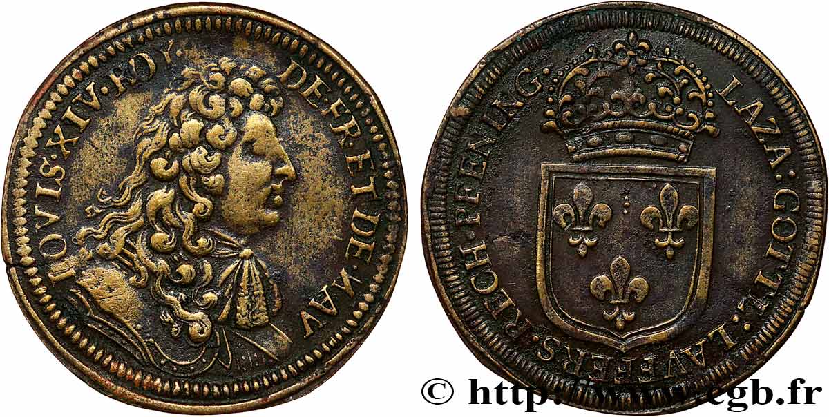 LOUIS XIV THE GREAT or THE SUN KING  XF