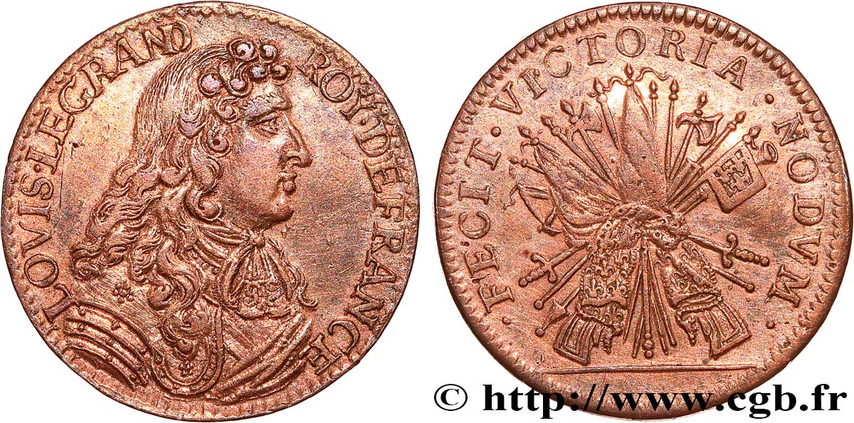 LOUIS XIV THE GREAT or THE SUN KING Rattachement de Bar à la France XF
