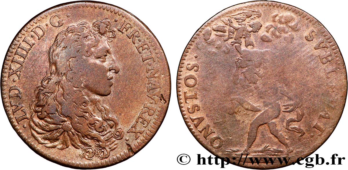 LOUIS XIV THE GREAT or THE SUN KING  VF