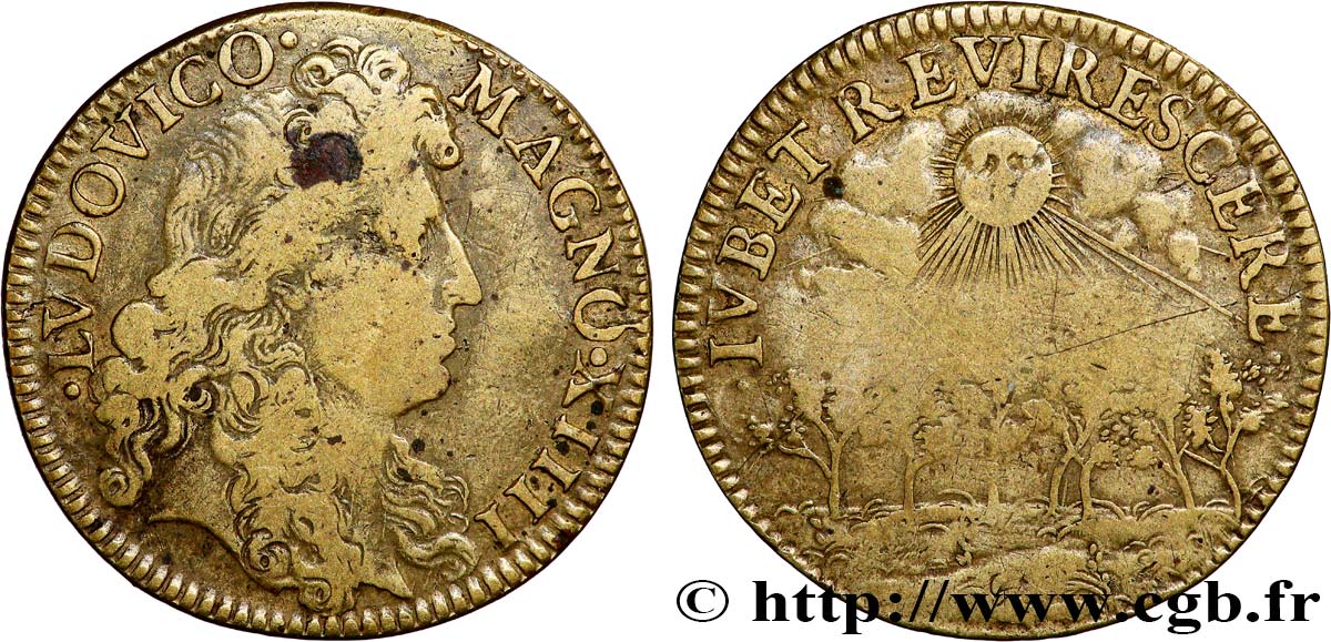 LOUIS XIV THE GREAT or THE SUN KING  VF