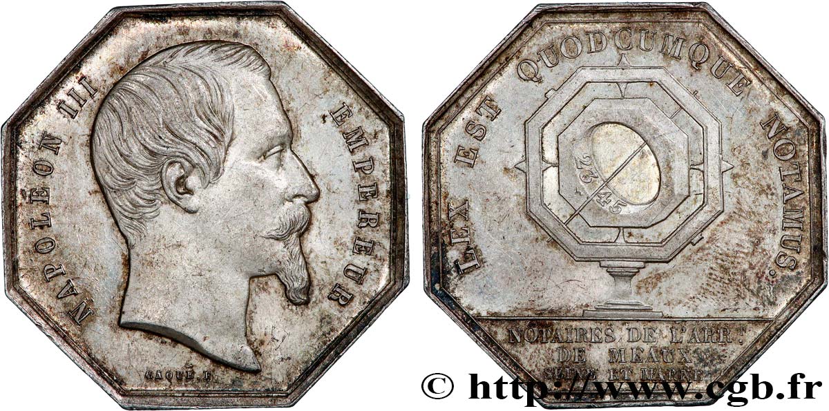 NOTAIRES DU XIXe SIECLE Notaires de Meaux (Napoléon III) SUP