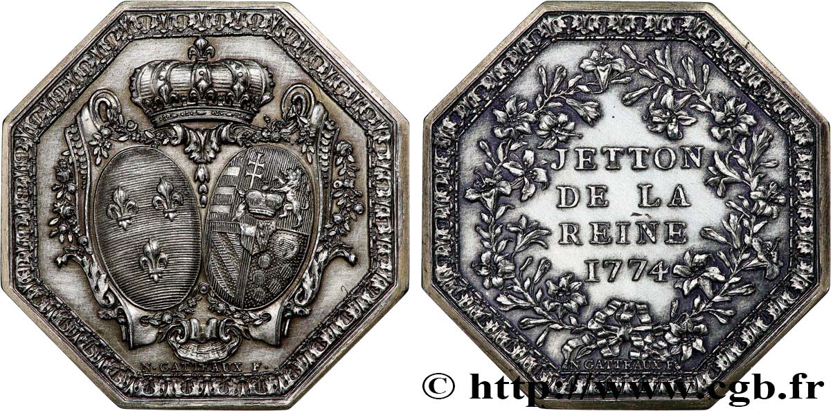 MARIE-ANTOINETTE, REINE DE FRANCE Jeton de la reine SPL