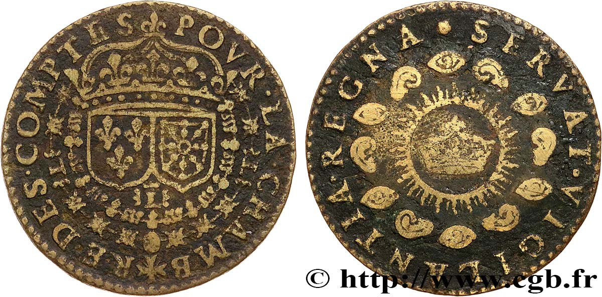 CHAMBRE DES COMPTES DU ROI / ACCOUNTS CHAMBER OF THE KING LOUIS XIII VF