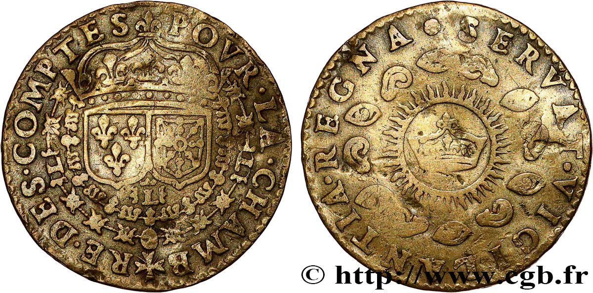 CHAMBRE DES COMPTES DU ROI / ACCOUNTS CHAMBER OF THE KING LOUIS XIII VF