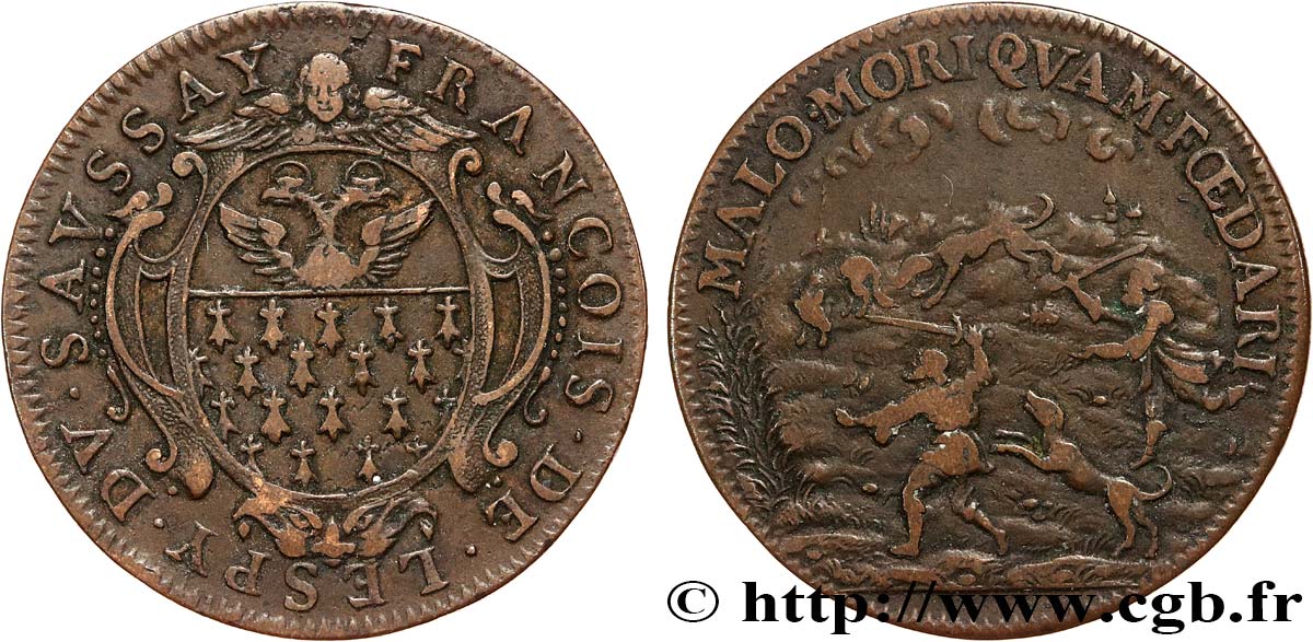NORMANDIE (NOBLESSE ET VILLES DE...) François de Lespy du Saussay TTB