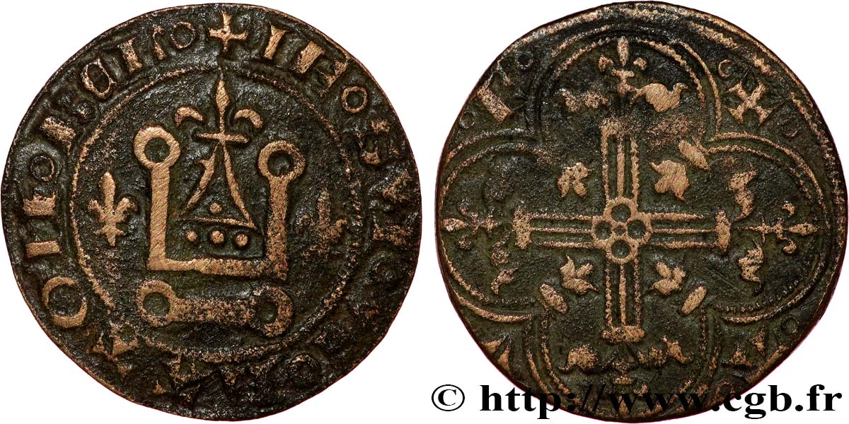 ROUYER - VIII. JETONS AND TOKENS CLASSIFIED BY TYPE Jeton de compte au châtel XF