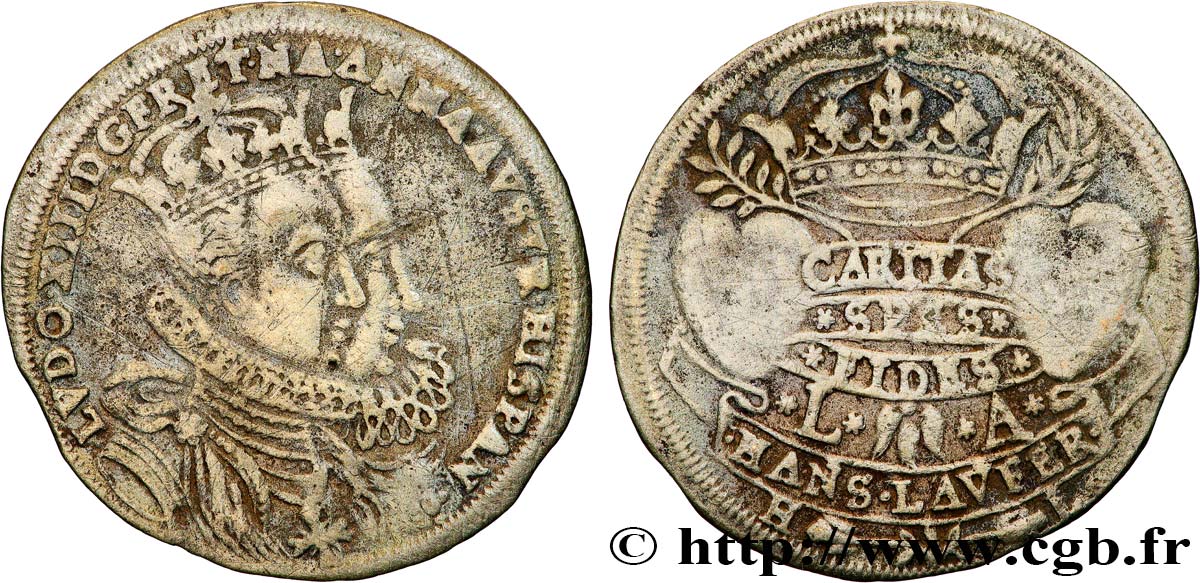 LOUIS XIII LE JUSTE Mariage avec Anne d’Autriche TB