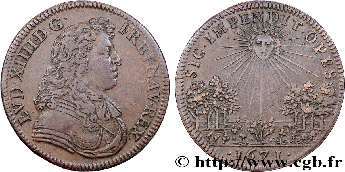 LOUIS XIV LE GRAND ou LE ROI SOLEIL LOUIS XIV LE GRAND OU LE ROI SOLEIL TTB+