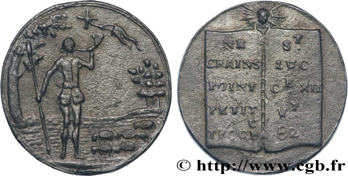 ROUYER - XI. MÉREAUX (TOKENS) AND SIMILAR COINS Méreau protestant dit “de la Tremblade” AU