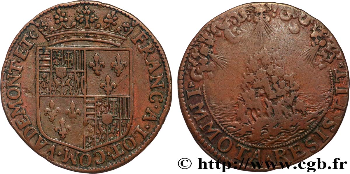 SALM - COMTÉ DE SALM - FRANÇOIS II Comte de Vaudémont TB