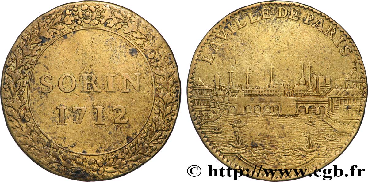 CORPORATIONS - LES SIX CORPS DES MARCHANDS DE PARIS Famille Sorin, joailliers et consul des marchands de Paris SS