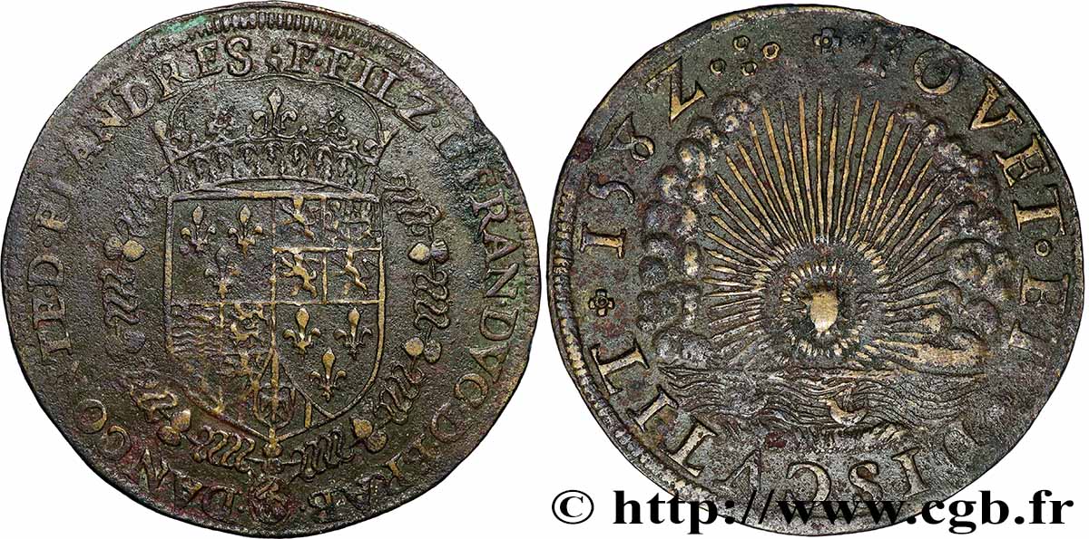 Perche - François, duc d&nbsp;Alençon puis d&nbsp;Anjou, Brabant et comte de Flandre FRANÇOIS, DUC D&nbsp;ALENÇON PUIS D&nbsp;ANJOU, BRABANT ET COMTE DE FLANDRE TB+