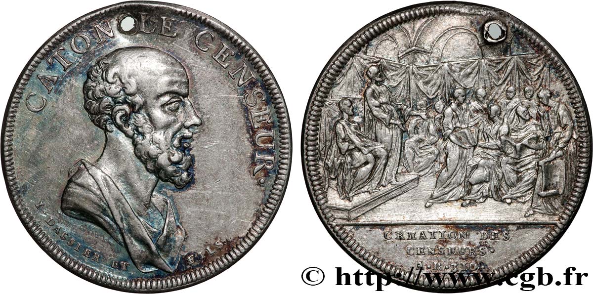 PERSONNAGES CÉLÈBRES CREATION DES CENSEURS CATON LE CENSEUR n.d. fjt