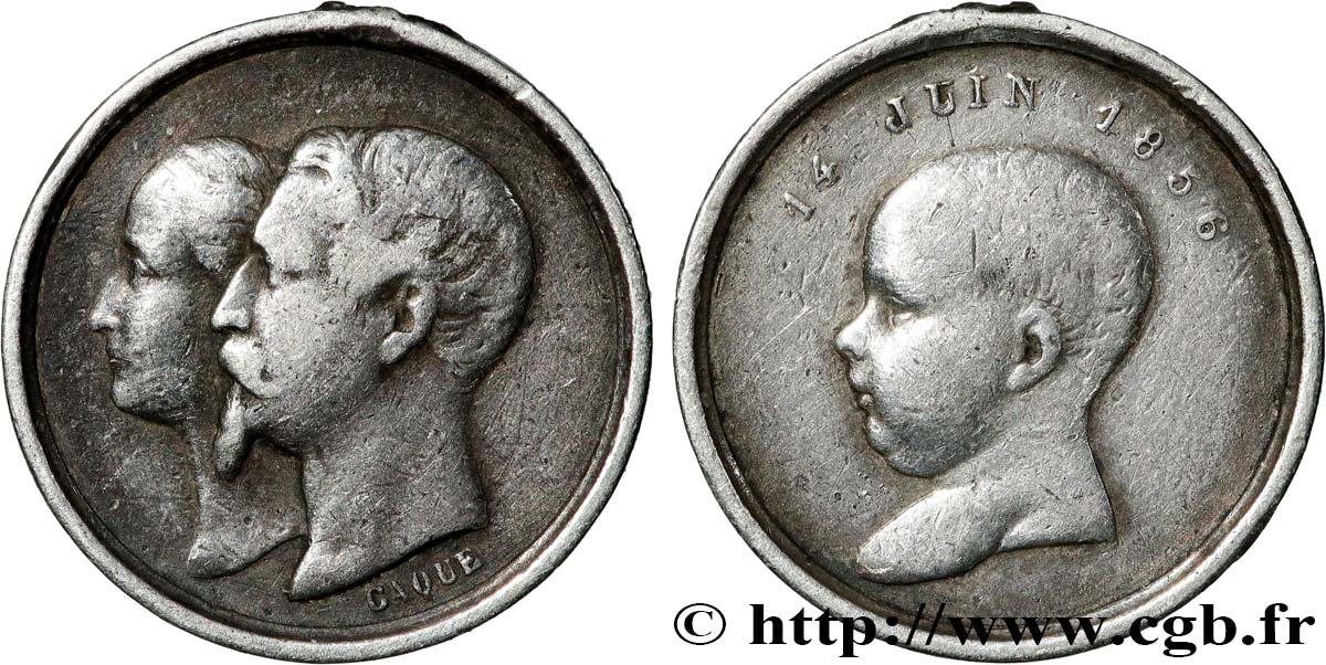 NAPOLÉON IV Naissance - quinaire TTB