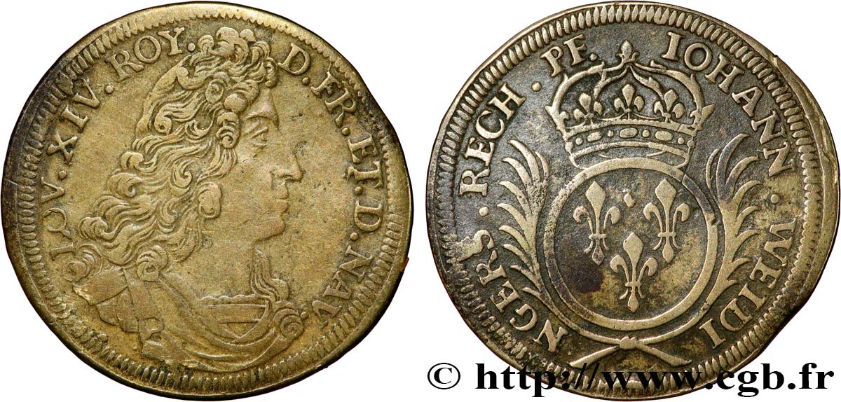 LOUIS XIV LE GRAND ou LE ROI SOLEIL  TTB+