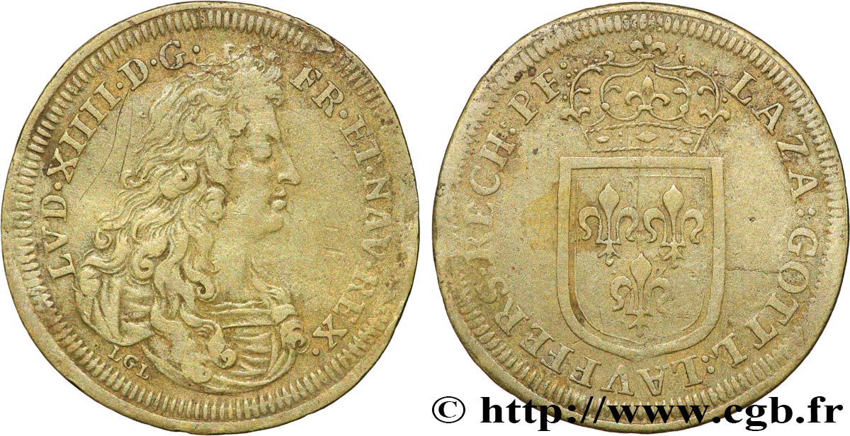 ROUYER - X. JETONS DE NUREMBERG Louis XIV XF