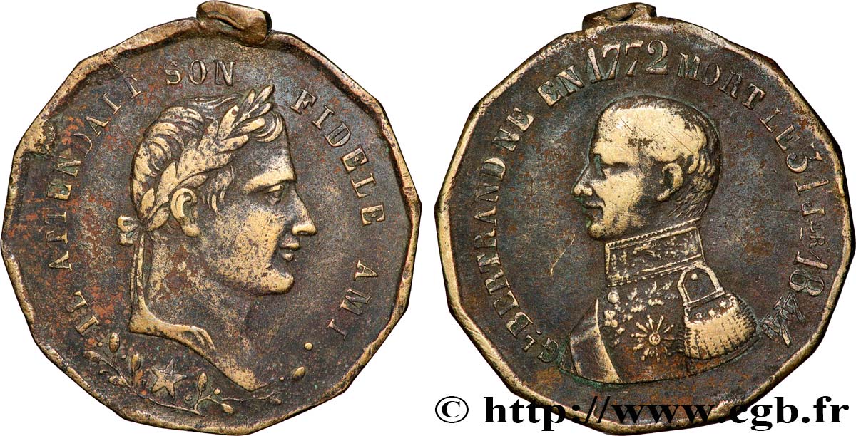 PREMIER EMPIRE Mort du général Bertrand TB