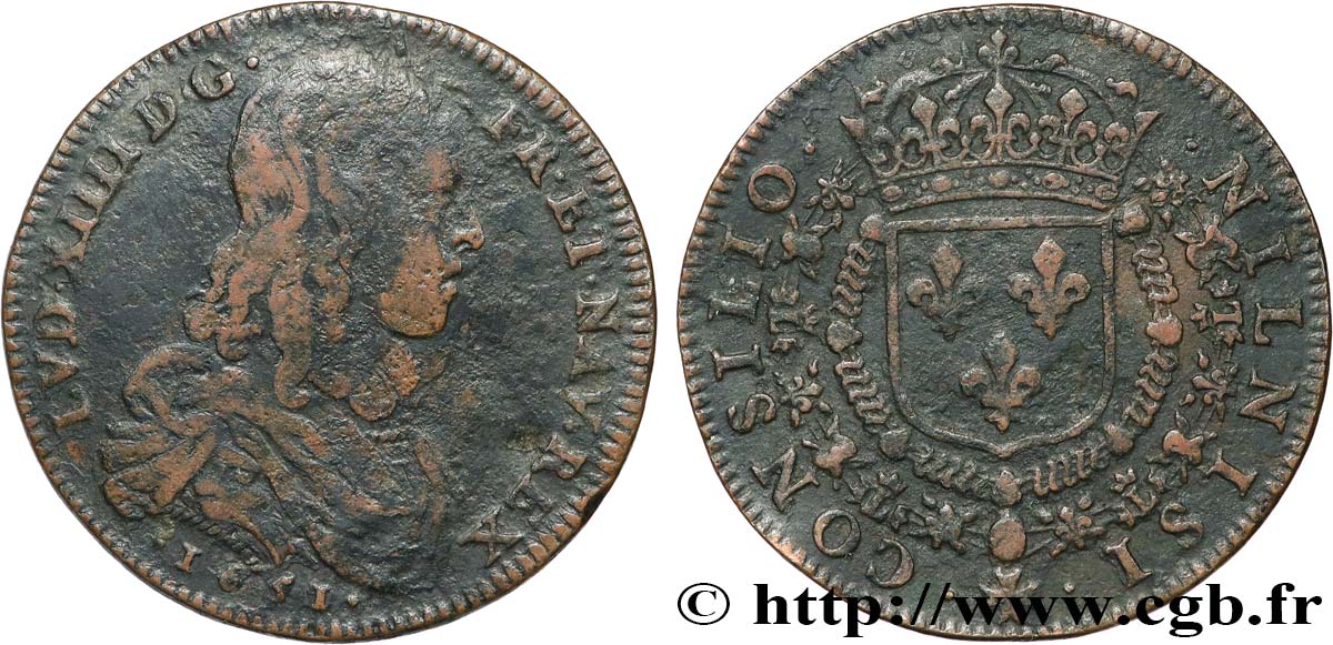CONSEIL DU ROI Louis XIV TB