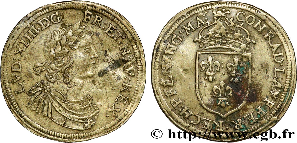 ROUYER - X. JETONS DE NUREMBERG Louis XIV XF