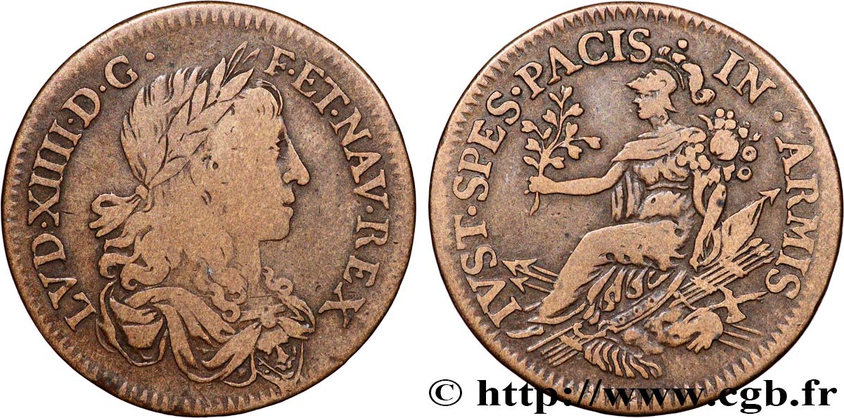LOUIS XIV LE GRAND ou LE ROI SOLEIL Préliminaires de la Paix de Munster TB