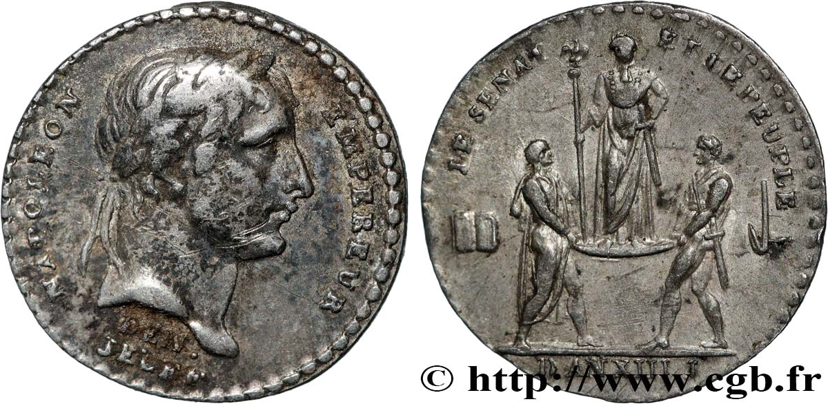PREMIER EMPIRE Quinaire du sacre de l&nbsp;Empereur TB+