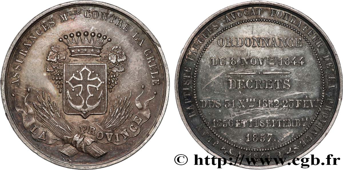 ASSURANCES LA PROVINCE - Les Assurances mutuelles contre la grêle TTB+