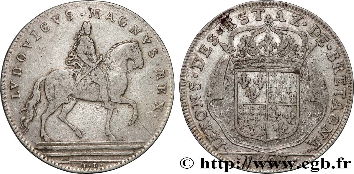 BRITTANY (STATES OF...)  Louis XIV VF